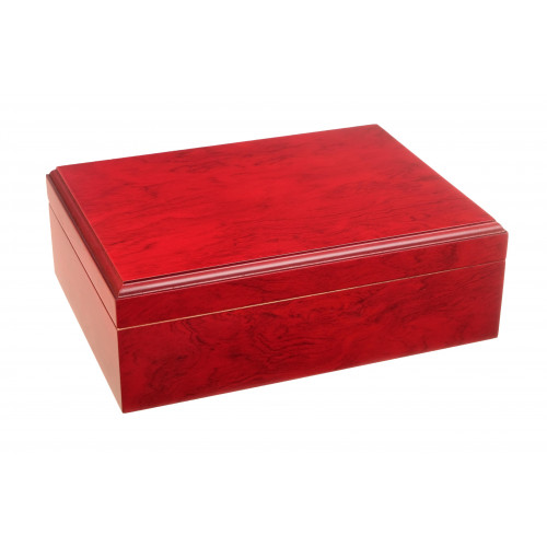 Хьюмидор Tom River с подарочным набором на 25 сигар, красный (шт.)